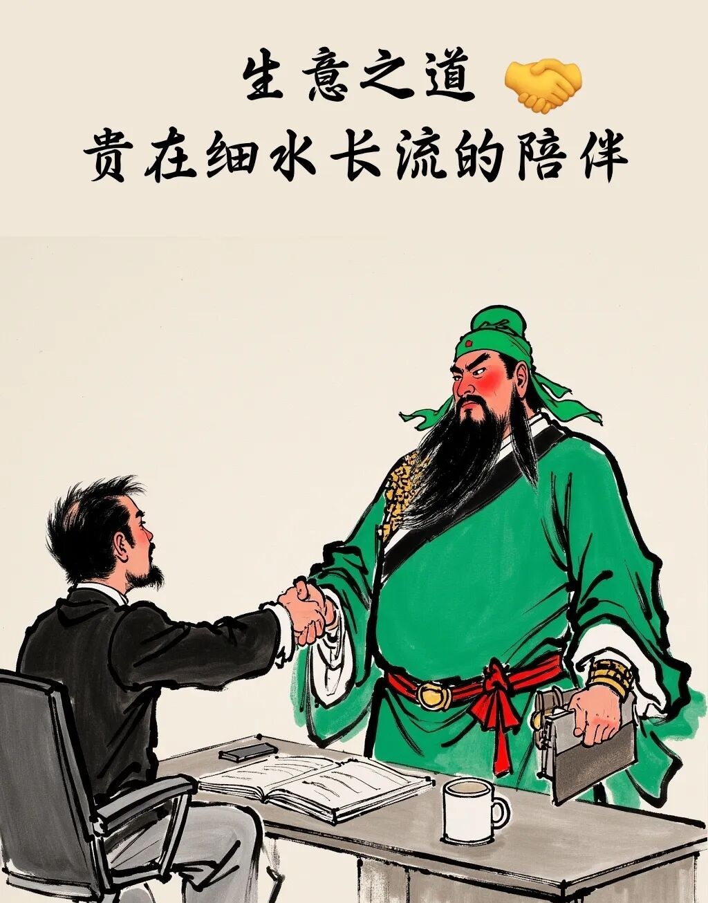 生意人日常，不谈奔波劳碌，自带沉稳光芒